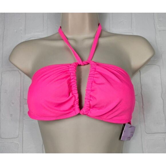 Wild Fable Pink Triangle Bikini Top XS - Picture 4 of 7